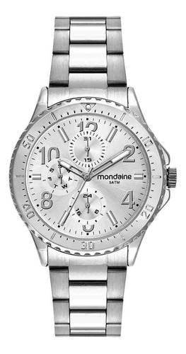 Relógio Mondaine Prata Feminino 32586l0mvne2 Analógico 5atm