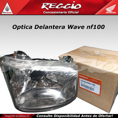 Optica Delantera Honda Wave Nf 100 Original - Reggio Motos