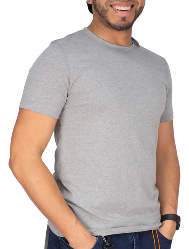 Abercrombie- Polera 0083-015 Gris 