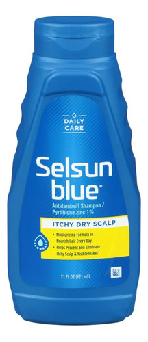 Selsun Blue Itchy Dry Scalp Shampoo Anticaspa 621ml 
