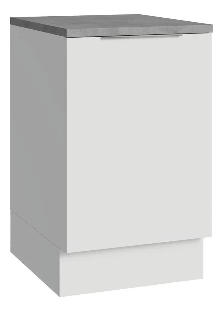 Bajo Mesada Cocina 50cm 1 Puerta Madesa Stella Madesa Blanco