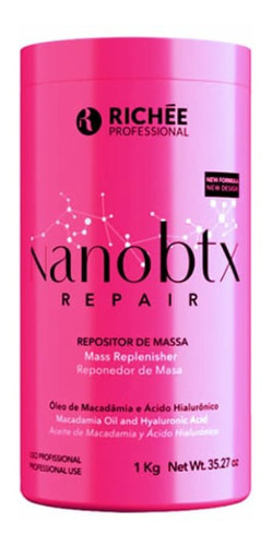 Nanobotox Richee Original 1 Kilo Mismo Activo Envase