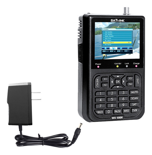 Medidor De Señal Satelital Satlink Ws6906 3.5 Lcd