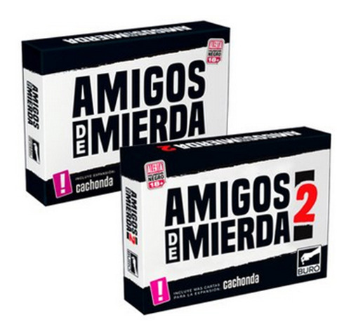 Amigos De Mierda 1 Y 2 Juego De Cartas Bureau De Juegos Orig