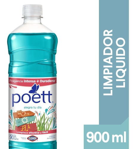 Limpiapisos Poett Alegra Tu Día 900 Ml Suavidad De Algodon