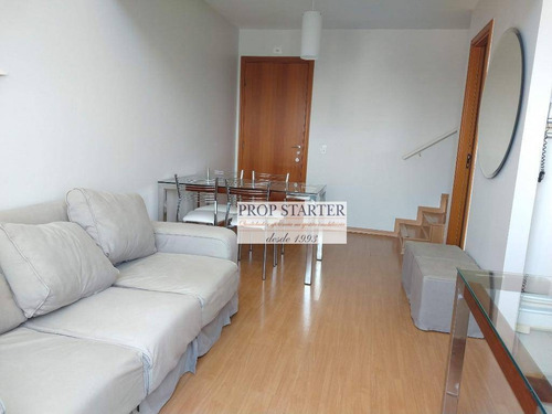 Imagem 1 de 20 de Apartamento Duplex Com 1 Dormitório Para Alugar, 55 M² Por R$ 2.900/mês - Pinheiros - Prop Starter Adm. Imóveis - Ad0023
