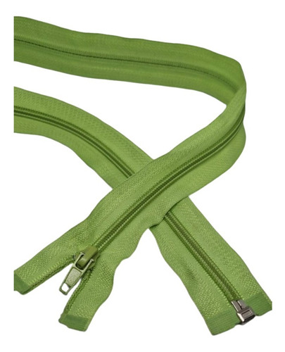 Cierre Cadena Separable Largo 70 Cm Pack X 5 Unidades Verde Lima