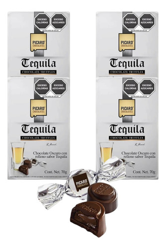 Chocolate Relleno Tequila 2 Pz De 70 G C/u Fino Truffle E