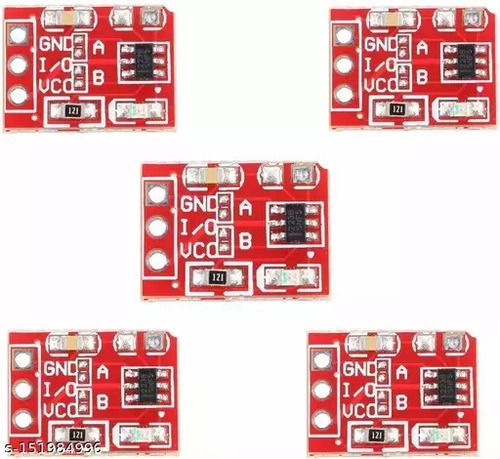 Pack De 5 Pulsador Capacitivo Tactil Touch Ttp223