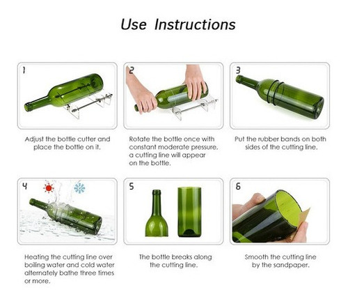 Máquina Profesional De Corte De Botellas De Vidrio
