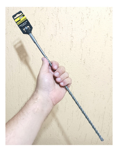 Broca Sds Plus 8x400 Mm Aço Carbono Tungstênio Martele