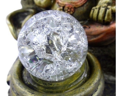 Bolinha De Vidro Bola Para Fonte De Água Esfera Cristal 5 Cm Cor Transparente