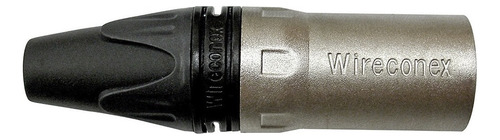 Kit 2 Plug Conector Canon Xlr Macho + 2 Xlr Femea Wireconex