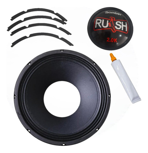 Tipo De Alto-falante Woofer Bomber Rush 15 Pol Para Carro/caminhonete Cor Preto 15 X 15 X 15 X 1 Unidade
