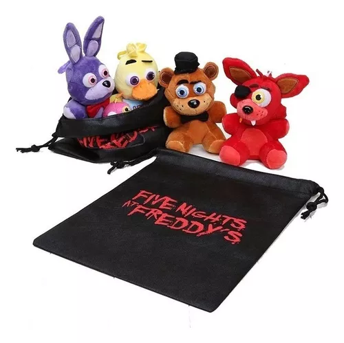 5pc Fnaf Security Breach Plushies Animais Presentes