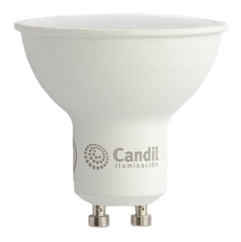 Imagen 2 de 10 de Lampara Gu10 Led 7 W Marca Candil Fria O Calida