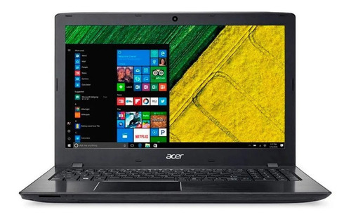 Notebook Acer Aspire 3 A315-51 negra 15.6", Intel Core i5 7200U  4GB de RAM 1TB HDD, Intel HD Graphics 620 1366x768px Windows 10 Home