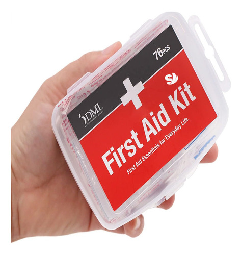 First Aid Botiquin : Kit Primeros Auxilios 76 Piezas