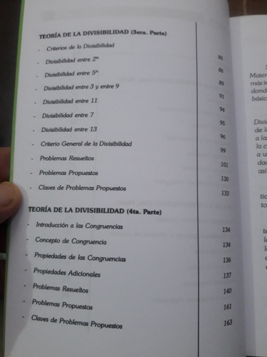Libro Aritmética Teoría De La Divisibilidad Javier Carranza (Usado)