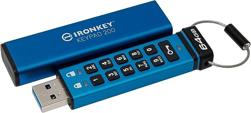 Pendrive Kingston Ironkey Keypad 200 16gb Usb Cifrado