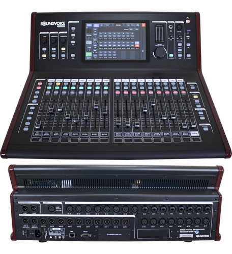 Mesa De Som Digital Mdt-24 Soundvoice 24 Canais + 12 Aux