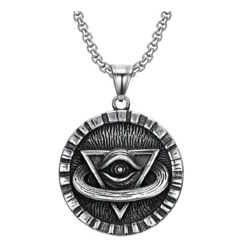 Collar Illuminati, Acero Inoxidable, Hombre