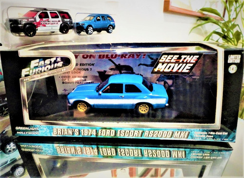 Ford Escort Rs2000 Mki 1974 Brian Fast&furious.1/43 Greenlig