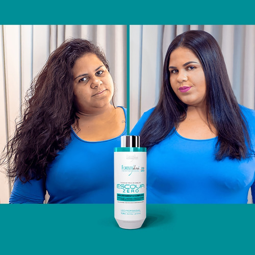 Forever Liss Shampoo Detox + Botox Orgânico Zero Formol 1kg