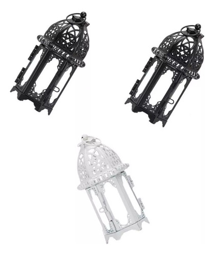 Portavela Candelabro Copa De Vidrio ( Set De 3 Piezas)