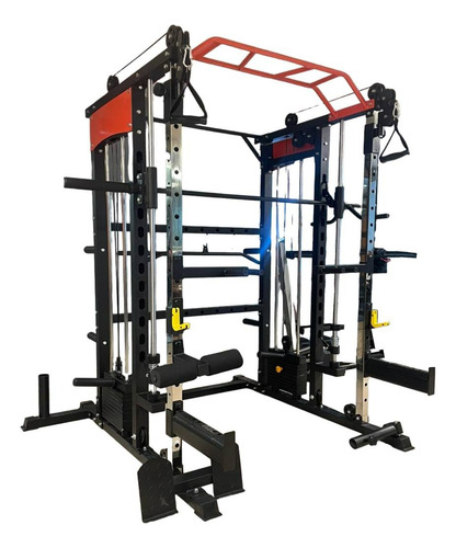 Crossover Smith Multifuncional Profesional Gym / Gimnasio Estructura Negro