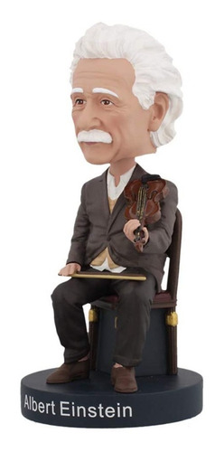Albert Einstein Violino Bobblehead - Royal Bobbles
