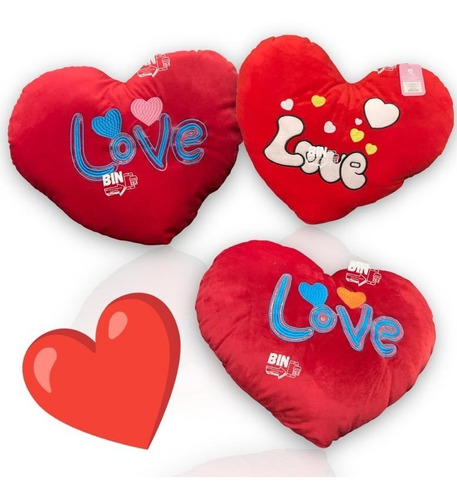 Peluche De Corazón Love Rojo 14 Febrero Novios Amor  Amistad