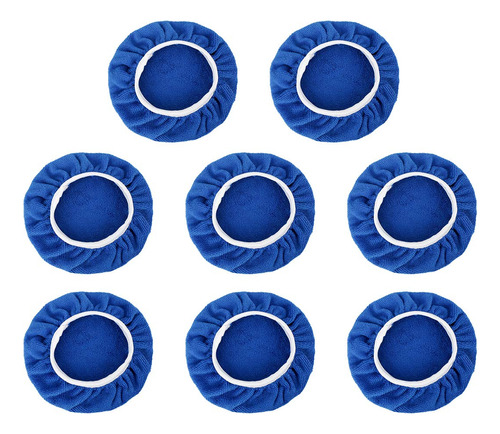 8pcs 9-10  Azul Marino Microfibra Coche Pulido Capo Cubierta