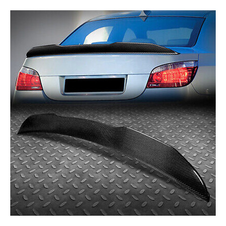 For 04-10 Bmw 5-series Sedan Carbon Fiber Psm-style Rea Spd1