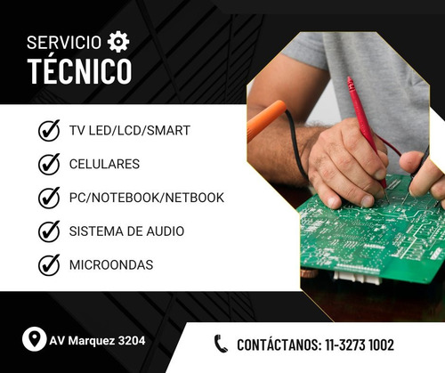 Reparaciones De Tv, Microondas, Pc, Notebook.
