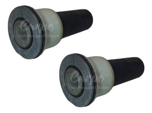 Imagen 4 de 8 de Kit 2 Bujes Superior Soporte Punta Eje Delantero Peugeot 407