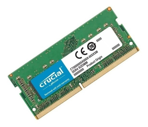 Memoria Ram 4gb Ddr4 2666mhz Crucial Ct4g4sfs8266 Notebook