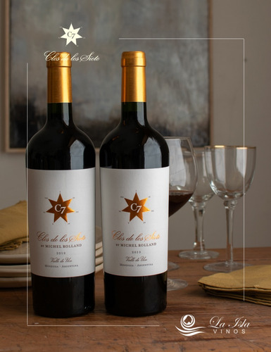 Imagen 4 de 10 de Vino Clos De Los 7 Caja X 6 X 750ml.