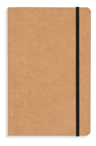 Caderno Capa 21x13,7cm  80 Folhas Sem Pauta Amareladas