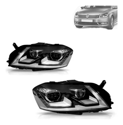 Par Farol Passat 2011 12 13 14 Elétrico Sem Led Sem Projetor