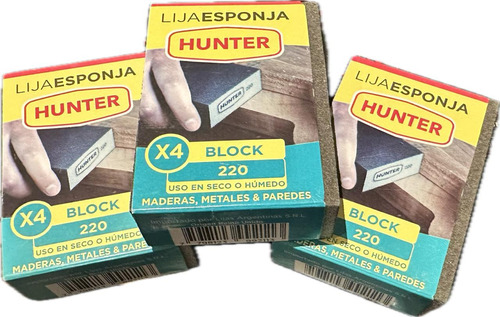 Lija Esponja Hunter Block 220 Bloque