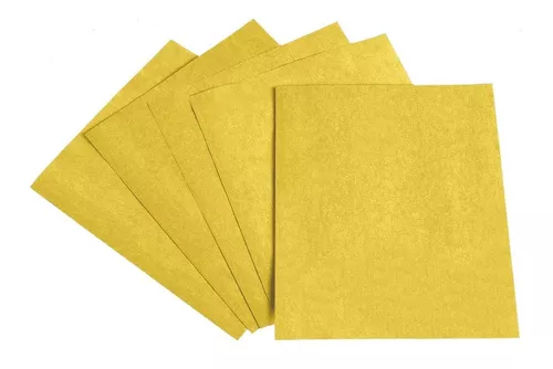 10 Uds. Adhesivos de papel de lija amarillos discos de lija para  carpintería, papel de lija con respaldo adhesivo para papel de lija de  metal para