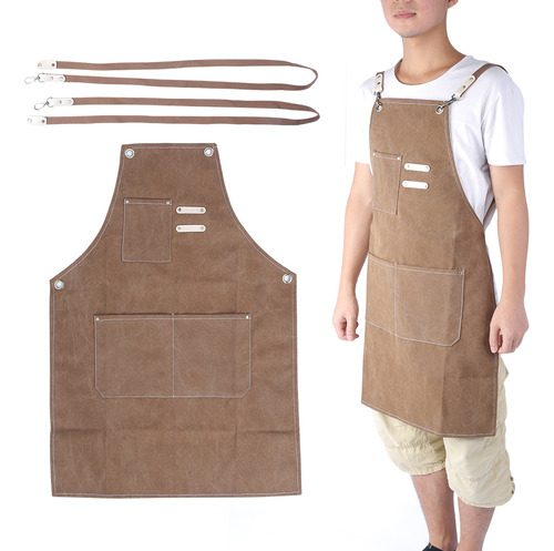 Delantal Impermeable De Lona Gruesa Para Cocina Y