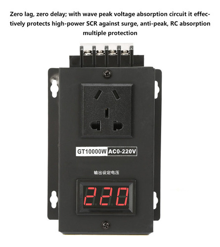 Regulador De Voltaje Ca 220v 10000w Variable