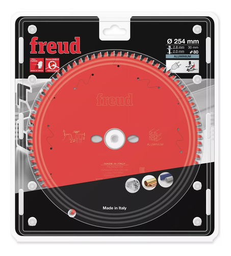 Disco Saw Blade Fr24a001m 254x30-80 Freud F03fs09823