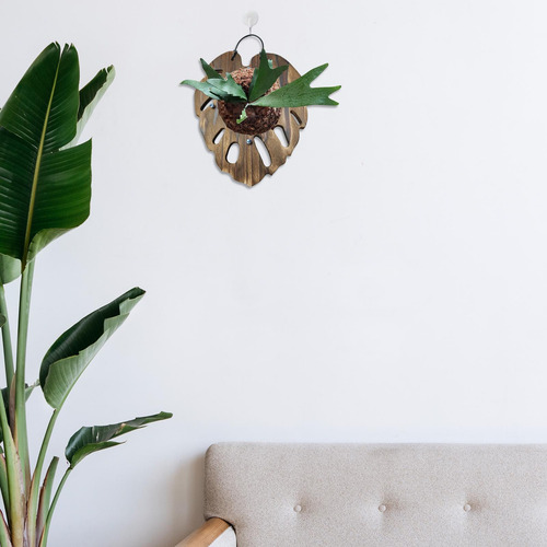 Maceta Colgante De Pared Con Diseño De Forma De La Hoja