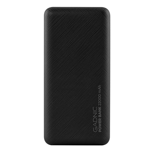 Cargador Portátil Gadnic Power Bank 20000mah 2 Usb Color Negro