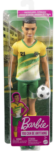 Barbie Ken You Can Be Futbolista Verde