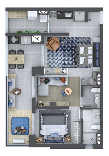 Imagem 25 de 30 de Apartamento À Venda No Bairro Barra Funda - São Paulo/sp - O-1706-6307