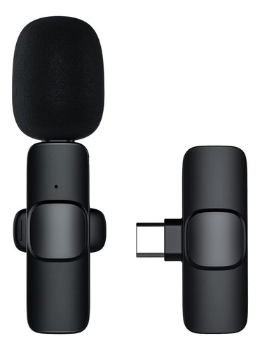 Microfone Para Gravar Videos Podcast Lapela Sem Fio Tipo C